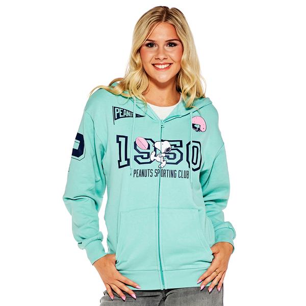 Juniors C-Life Snoopy Football 1950 Zip Up Hoodie - image 