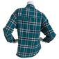 Juniors No Comment Tart Plaid Oversized Shacket w/Pocket - image 2