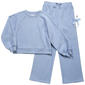 Girls (7-16) BTween® Raglan Crochet Crew & Wide Leg Pants - image 2