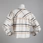Juniors Ashley Plaid Wool-Like Cropped Shacket - Open Window - image 2