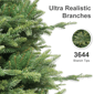 Puleo International 7.5ft. Pre-Lit LED Norwood Fir Christmas Tree - image 5