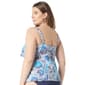 Plus Size Beach House Jane Ruffle Tiered Tankini Swim Top - image 1