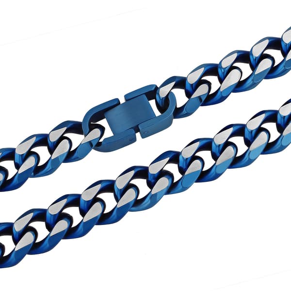 Mens Gentlemen's Classics&#8482; Two-Tone Stainless Steel Necklace