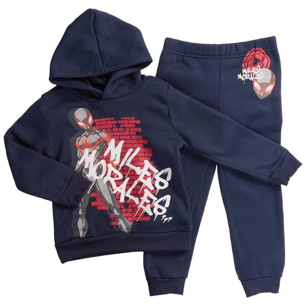 Boys (4-7) Miles Morales Sweatshirt & Joggers Set - image 