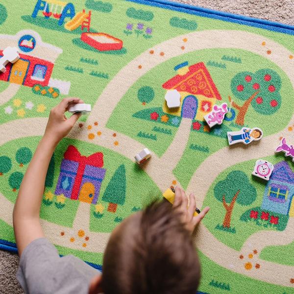 Melissa & Doug® Blue''s Clues&You! Blue''s Neighborhood ActivityRug
