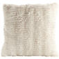 Frye Carved Rabbit Faux Fur Decorative Pillow - 18x18 - image 1