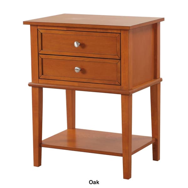 Passion Furniture Newton 2-Drawer Nightstand