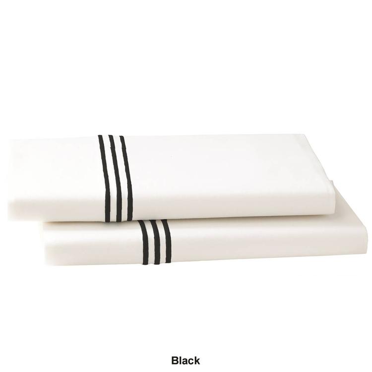 Cassadecor 300 TC Embroidered Triple Line Bedding Pillowcase Set