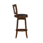 HH2 Home Presque Isle Cherry Wood Bar Height Swivel Stool - image 4