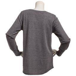 Womens Architect® Long Sleeve Embroidered Neck Thermal Tee