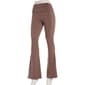 Juniors No Coment Fleece Back Fold Over Waist Flare Leggings - image 1