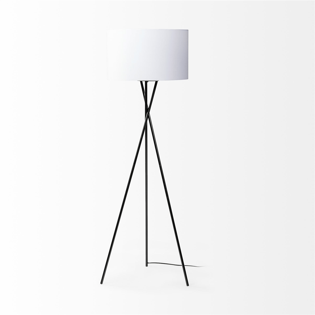 HomeRoots Tripod Floor Lamp