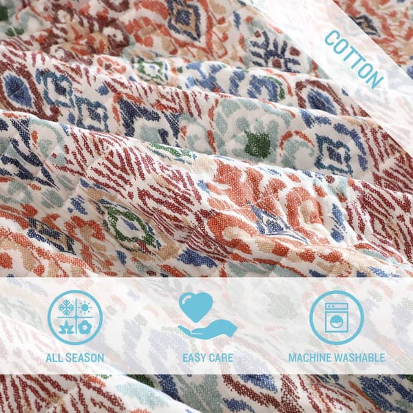 Tommy Bahama Ikat Tropics Reversible Quilt Set