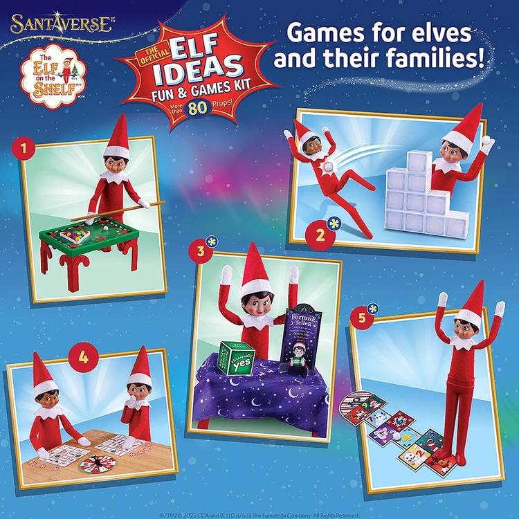 The Elf on the Shelf® The Official Elf Idea Fun & Games Kit