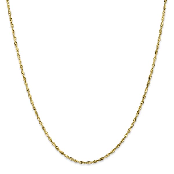 Gold Classics&#40;tm&#41; 10kt. 1.8mm 18in. Extra-Light Rope Chain - image 