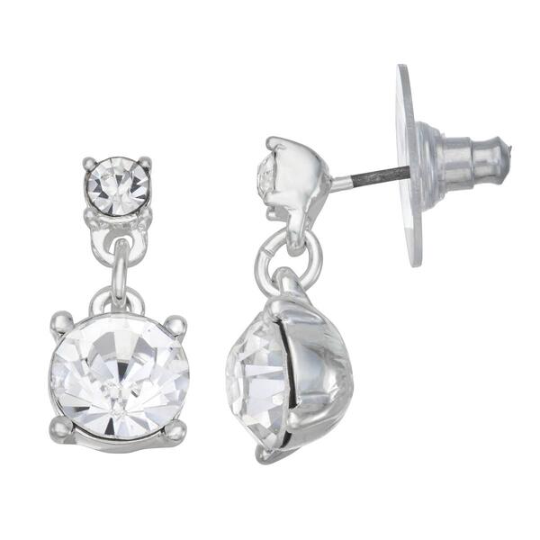 You''re Invited Crystal Stone Drop Pierced Post Earrings - image 
