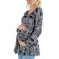 Plus Size 24/7 Comfort Apparel Long Sleeve Paisley Tunic Top - image 3