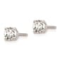 Pure Fire 14kt. White Gold 4-Prong 3/8ctw. Diamond Stud Earrings - image 2