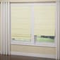 5in. Cordless Textured Fabric Roman Shades - Ivory - image 1