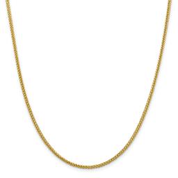 Gold Classics(tm) 2.35mm. 14k 3-Wire Wheat Chain Necklace