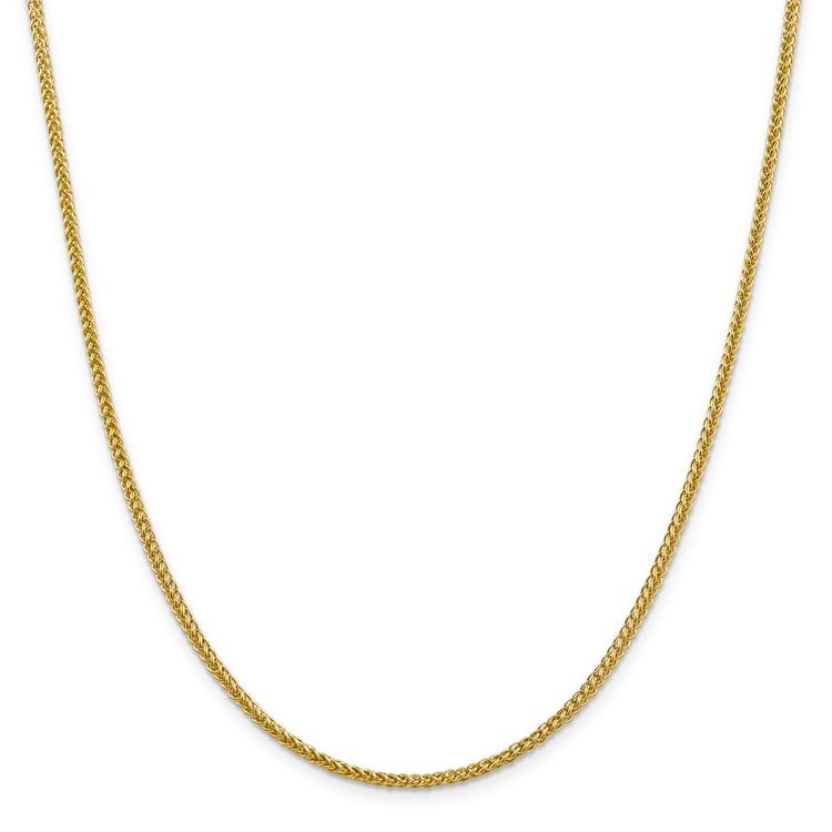 Gold Classics(tm) 2.35mm. 14k 3-Wire Wheat Chain Necklace