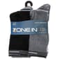 Mens Zone In 5pk. Solid & Marled Crew Socks - image 1