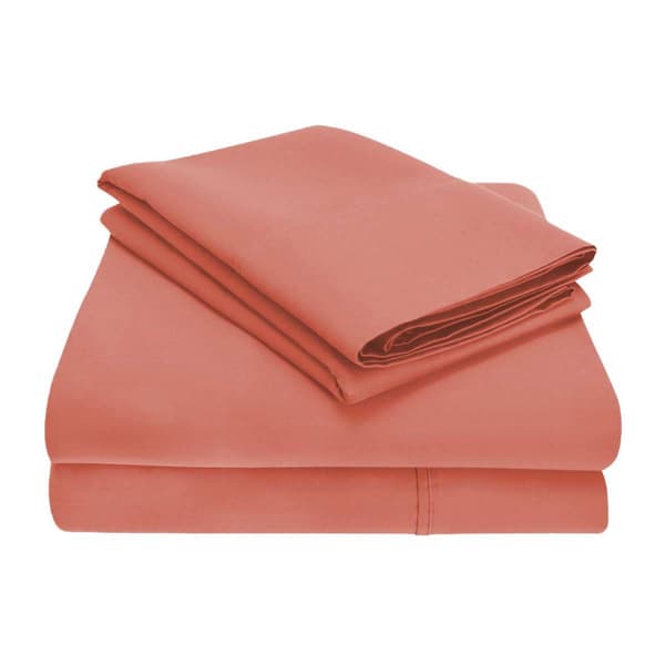 Superior Blend 1200TC Solid Deep Pocket 4pc. Sheet Set