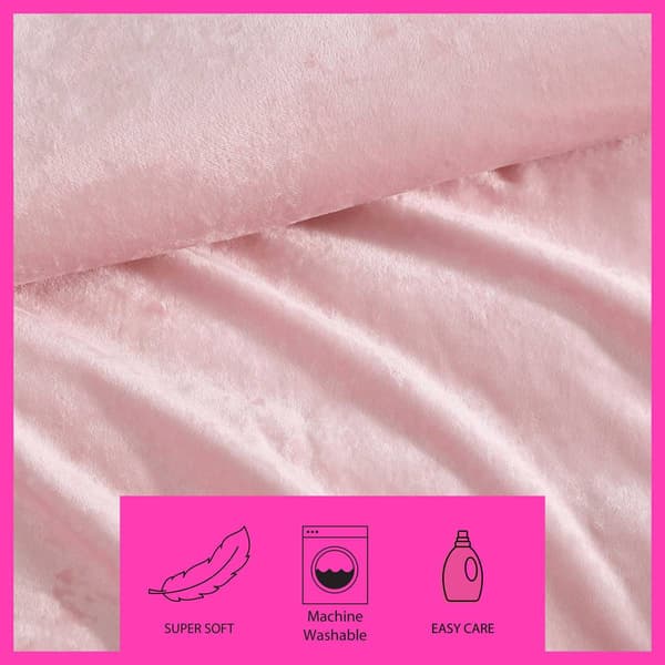 Betsey Johnson Velvet Reversible Duvet Set