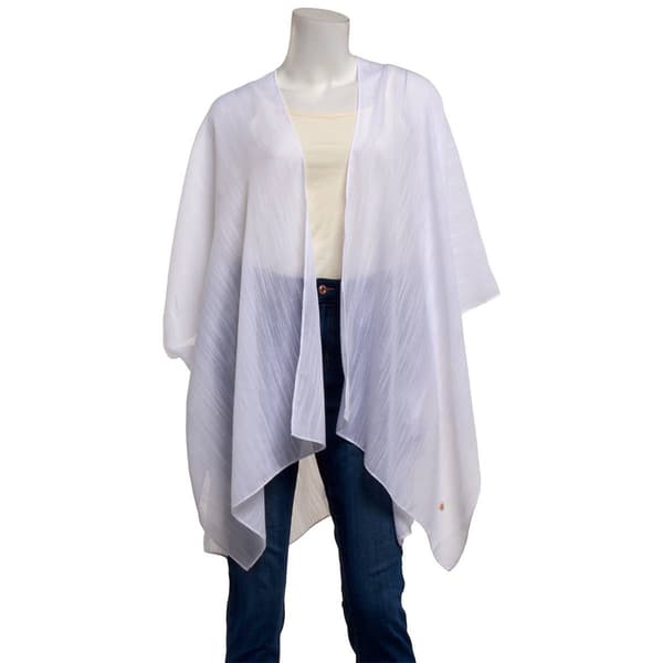 Womens Anne Klein Light Weight Woven Ruana - image 