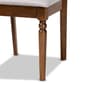 Baxton Studio Ramiro Grey/Walnut Brown Wood 5pc. Dining Set - image 6