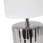 Simple Designs 11.6in. Contemporary Metallic Capsule Table Lamp - image 2