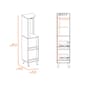 FM FURNITURE Quinn Dark Brown Corner Bar Cabinet - image 6
