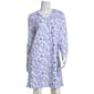 Womens Karen Neuburger Cluster Vines V-Neck Nightshirt - image 1