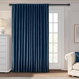Ricardo(R) Premium Velvet Rod Pocket Patio Panel with Back Tabs