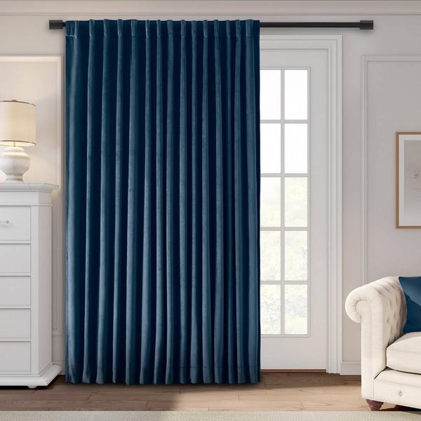 Ricardo(R) Premium Velvet Rod Pocket Patio Panel with Back Tabs - image 