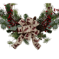 Northlight Winter Foliage & Berries Burlap Christmas Wreath - image 5
