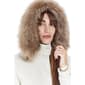 Womens Nine West Faux Wool Duffle w/Faux Fur Trimmed Hood - image 5
