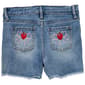 Girls (4-6x) YMI® Frayed Shorts w/ Strawberry Bow Back Pockets - image 3