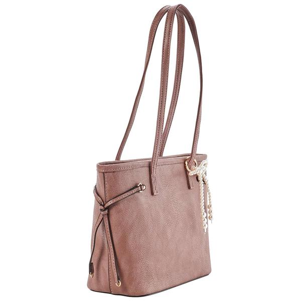 Cherry Tote with Pearl Bow Charm