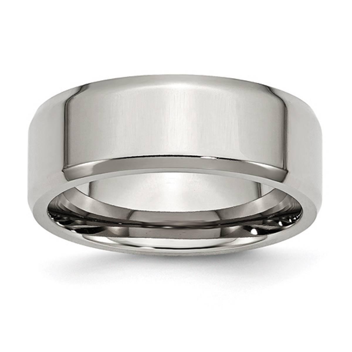 Mens Gentlemen’s Classics™ Steel Beveled Edge 8mm...