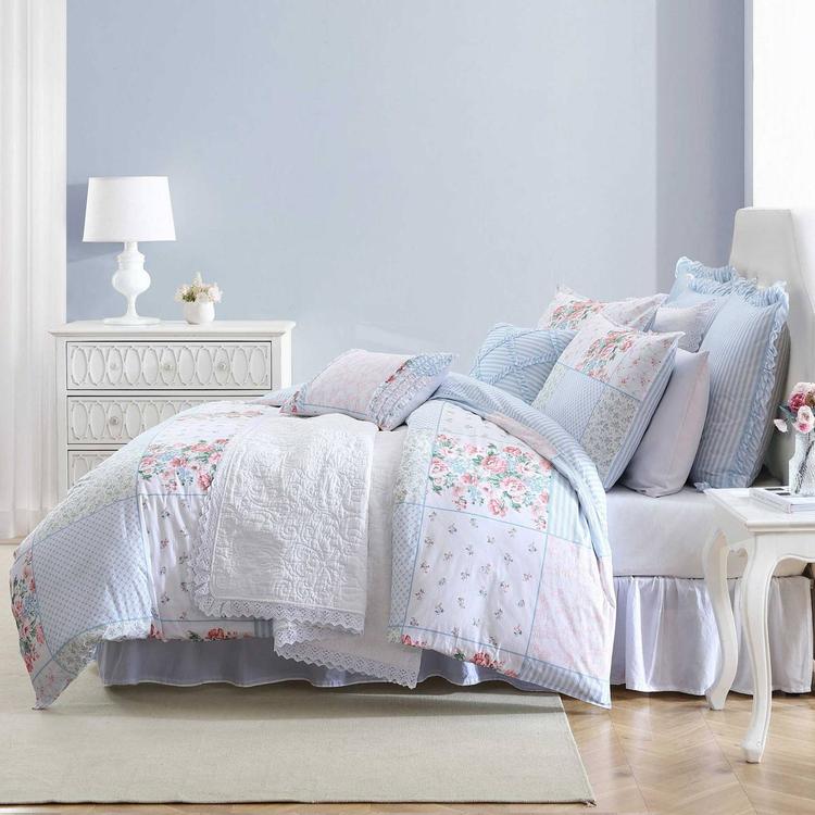 Laura Ashley Hope Patchwork Comforter Set