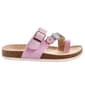 Girls White Mountain Graffito Footbed Sandals - image 3