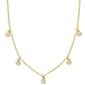 Gold Plated 1/6ctw. Lab Grown Diamond Necklace - image 1