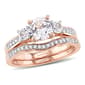 Gemstone Classics(tm) Rose Gold 1 1/3ct. Sapphire Bridal Set - image 1