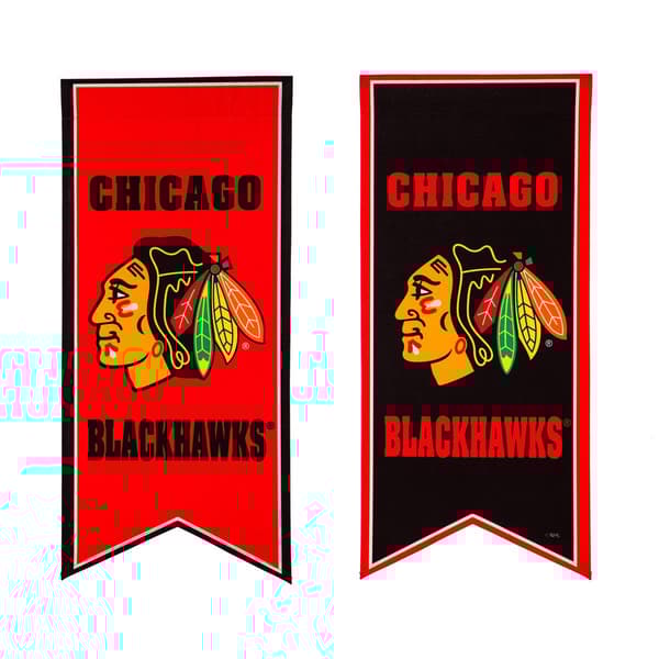 Evergreen Chicago Blackhawks Flag Banner