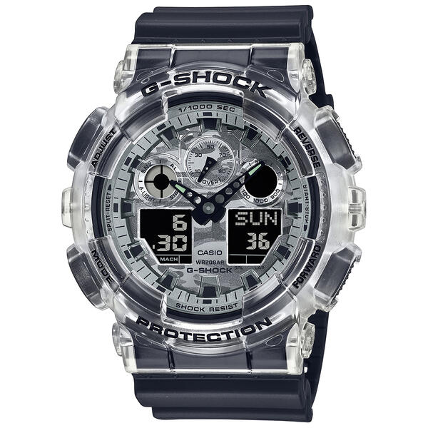 Mens Casio G-Shock Analog Digital Watch - GA100SKC-1A - image 