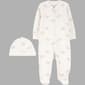 Baby Unisex &#40;Preemie-9M&#41; Carters&#40;R&#41; Elephant Sleep & Play w/ Hat - image 1
