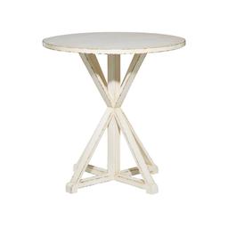 9th & Pike® White Wood Farmhouse Accent Table