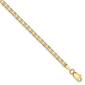 Unisex Gold Classics&#40;tm&#41; 10kt. 2.4mm Flat Anchor Chain Bracelet - image 1