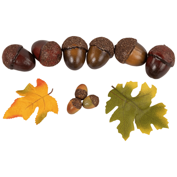 Northlight Fall Harvest 11pc. Acorns & Maple Leaves Decor Set